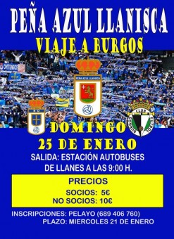 Viaje a Burgos con la peña azul Llanisca - Concejo de Llanes