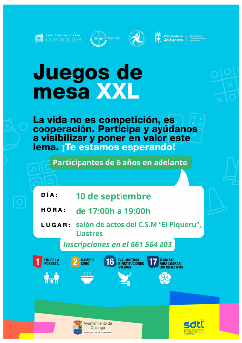 Juegos de Mesa XXL en Llastres: Una Jornada de Solidaridad y Cooperación Internacional - Concejo de Colunga