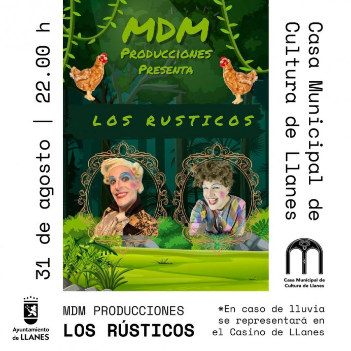 Espectáculos teatrales el jueves y el sábado en Llanes, y el domingo en Ardisana - Concejo de Llanes