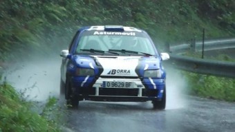 Victoria de Luis Borra-Sergio Menéndez (Renault Clio)  en la penúltima prueba del Campeonato de Asturias de Rallysprint - Motor