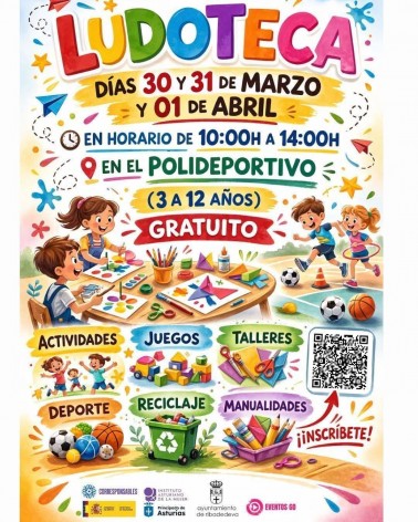 Ribadedeva organiza una ludoteca gratuita en Semana Santa para niños de 3 a 12 años - Concejo de Ribadedeva