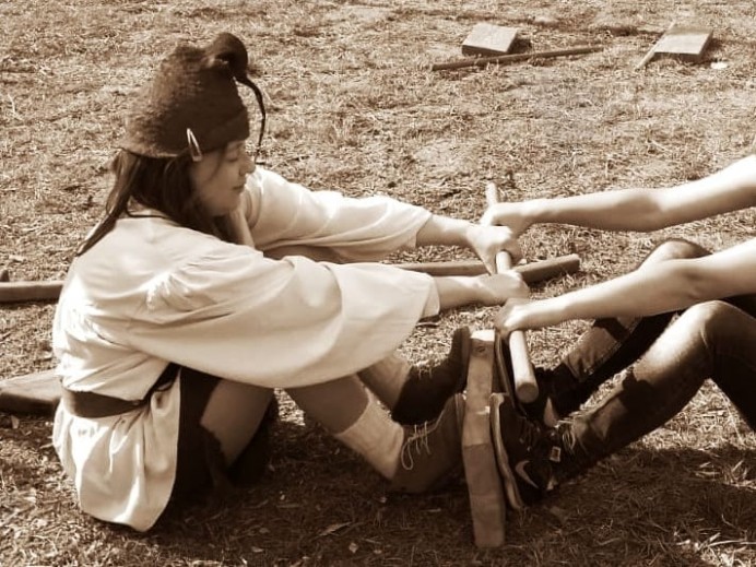 Juegos de Madera en el Parque Riera - Concejo de Cangas de Onís