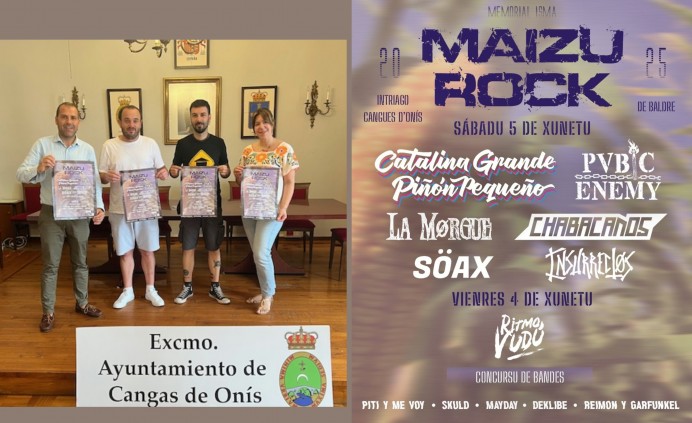 Festival Maizu Rock 2025 en Cangas de Onís - Concejo de Cangas de Onís
