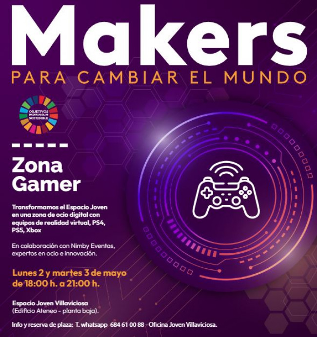 El Espacio Joven de Villaviciosa acoge una Zona Gamer los próximos 2 y 3 de mayo - Concejo de Villaviciosa