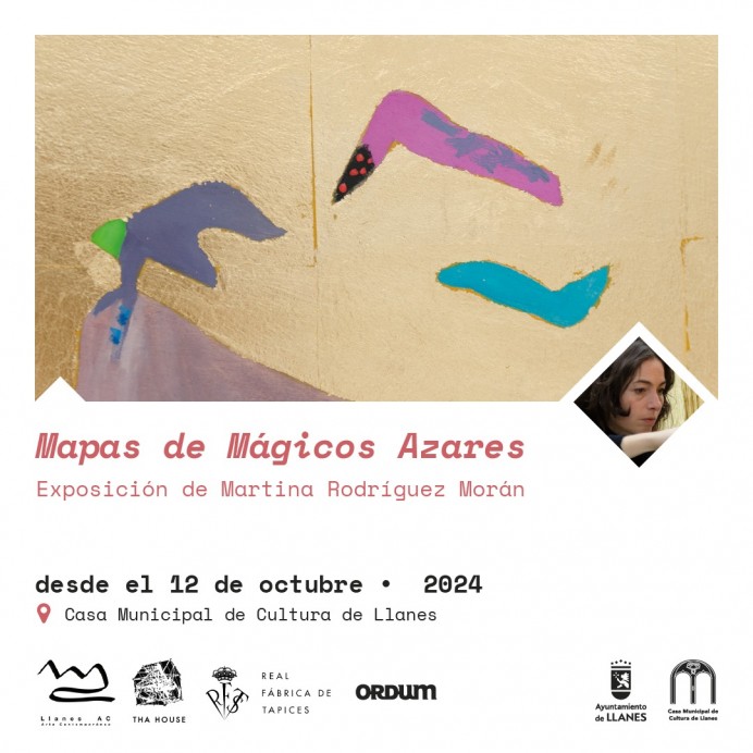 Exposición Mapas de Mágicos Azares en la Casa de Cultura de Llanes - Concejo de Llanes