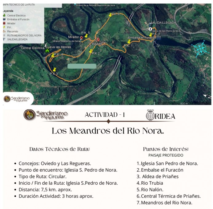 Salida guiada a los Meandros del Nora, 6 de octubre - Sociedad y Cultura
