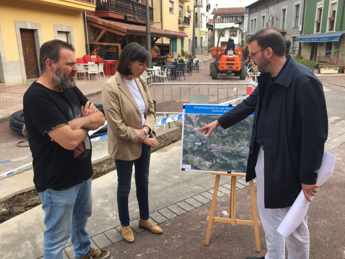 Medio Ambiente invierte 1,2 millones en las obras de saneamiento de Avín y Sirviella, en Onís - Oriente de Asturias