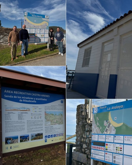 Ribadesella mejora las playas urbanas y la senda de los Miradores con fondos Next Generation - Concejo de Ribadesella