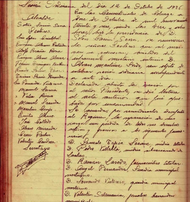 Omar Pardo: Memoria histórica - Concejo de Colunga