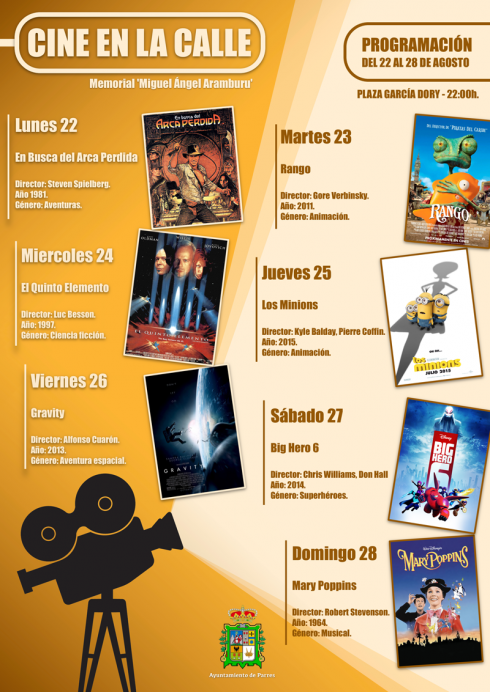 Cine en la calle "Memorial Miguel Aramburu" - Concejo de Parres