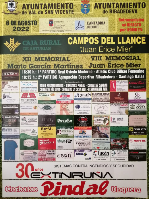 XII Memorial Mario García  Martínez y el VIII Memorial Juan Érice Mier - Concejo de Ribadedeva