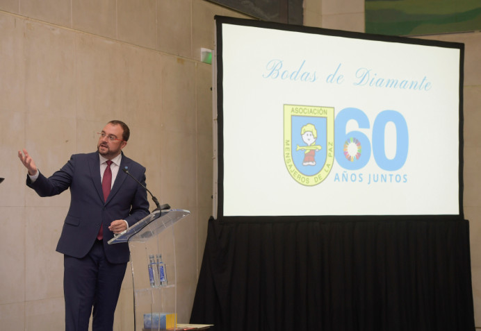 El presidente destaca la visión y misión providencial que Mensajeros de la Paz lleva desarrollando los últimos 60 años - Asturias