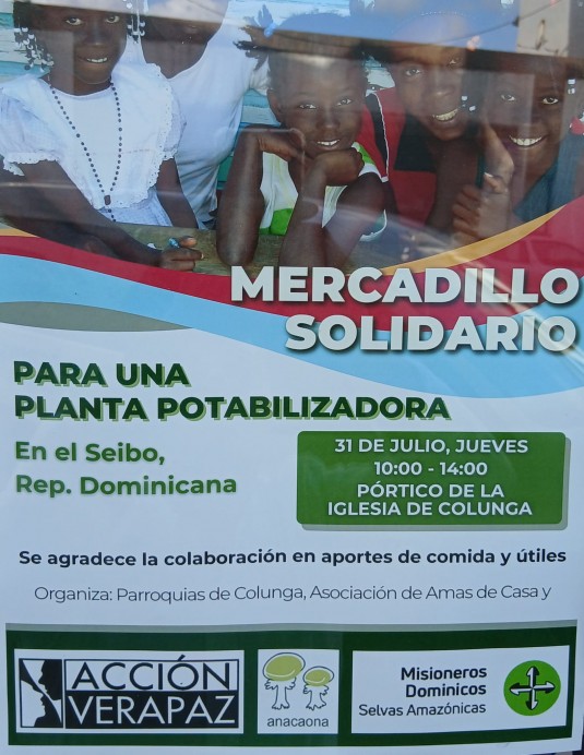 Mercadillo Solidario en Colunga recaudará fondos para planta potabilizadora en El Seibo, República Dominicana - Concejo de Colunga