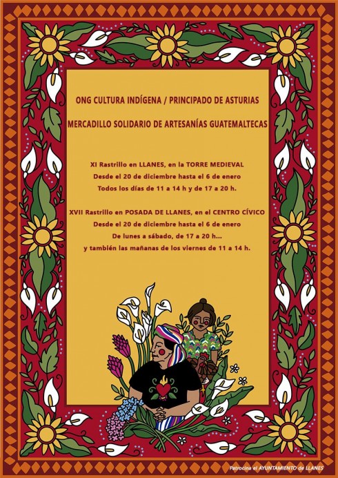 La ONG Cultura Indígena del Principado de Asturias reabre sus mercadillos solidarios de artesanías guatemaltecas en Posada y Llanes - Concejo de Llanes