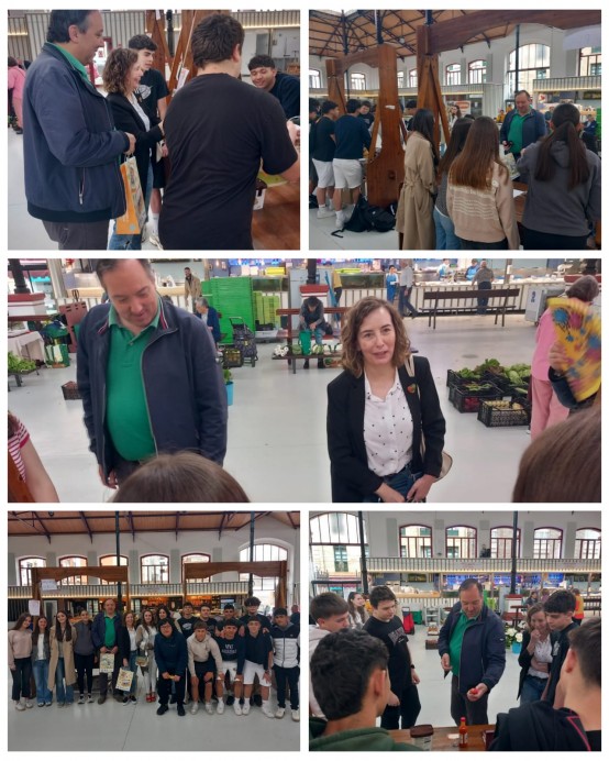 Villaviciosa acogió el Mercado de Cooperativas y Asociaciones Educativas Asturianas en la Plaza de Abastos - Concejo de Villaviciosa