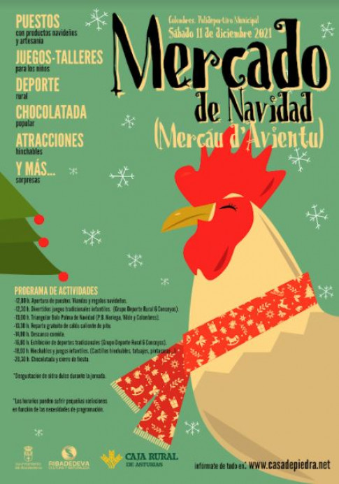 Mercado de Navidad-Mercáu dAvientu. Sábado 11 de diciembre de 2021. - Concejo de Ribadedeva