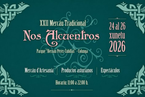 Colunga acoge una nueva edición del Mercado Tradicional Nos Alcuentros