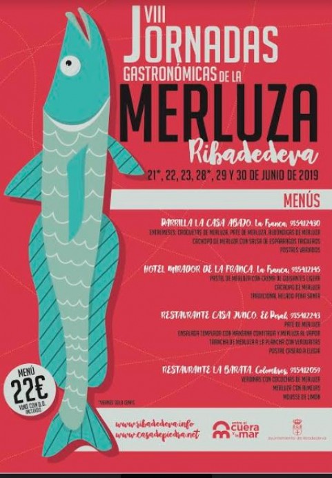 VIII Jornadas Gastronómicas de la Merluza Entre el Cuera y la Mar - Concejo de Ribadedeva