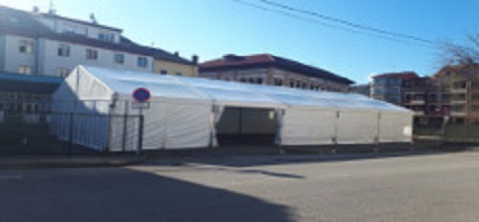 El Mercado Tradicional de Villaviciosa se traslada temporalmente de la plaza de Abastos por las obras - Concejo de Villaviciosa