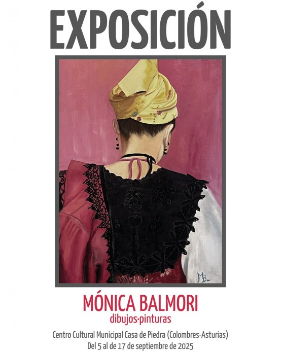 Mónica Balmori expone su obra pictórica en la Casa de Piedra de Ribadedeva - Concejo de Ribadedeva