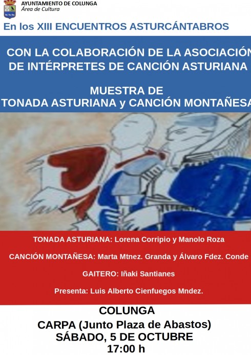Muestra de Tonada Asturiana y Canción Montañesa en Colunga - Concejo de Colunga