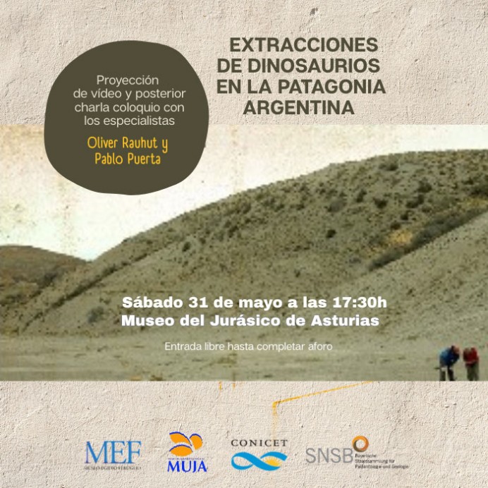 El MUJA proyecta un documental sobre dinosaurios en la Patagonia argentina - Concejo de Colunga