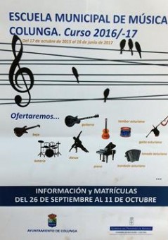 Escuela Municipal de Música 2016-17 - Concejo de Colunga