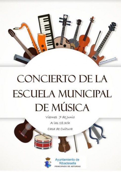 Concierto Fin de Curso Escuela Municipal de Música - Concejo de Ribadesella