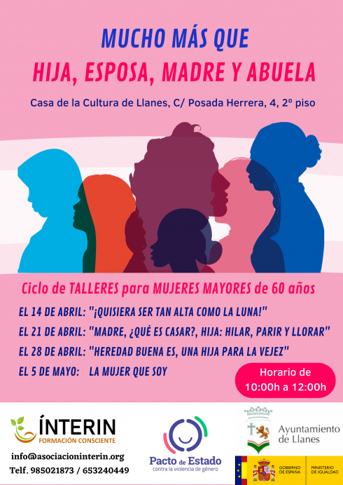 Talleres para mujeres mayores de 60 años - Concejo de Llanes