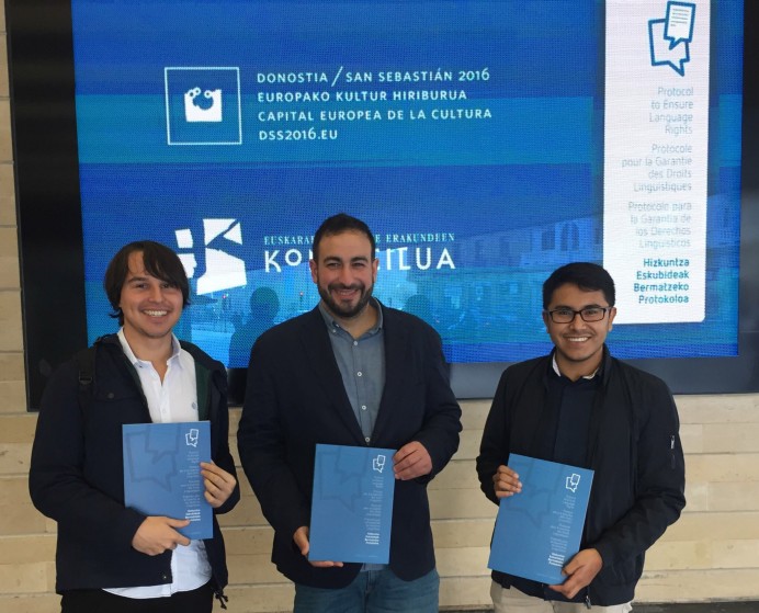 La Comunidá asturfalante participó na Robla del Protocolu pa la Garantía de los Drechos Llingüísticos en Donostia - NAst