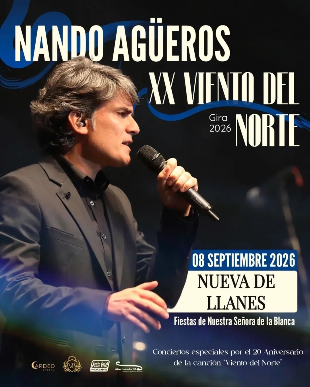 Nando Agueros actuará en Nueva de Llanes el 8 de septiembre dentro de su gira  - Concejo de Llanes