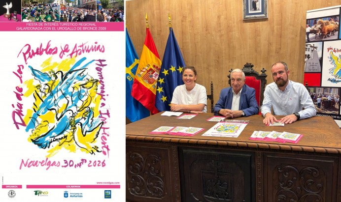 Navelgas e Infiesto protagonizan el hermanamiento del Día de los Pueblos de Asturias