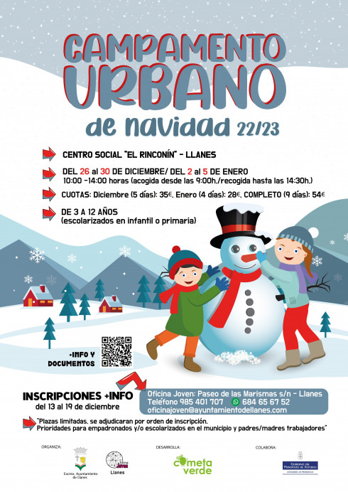 Campamento Navidad - Concejo de Llanes