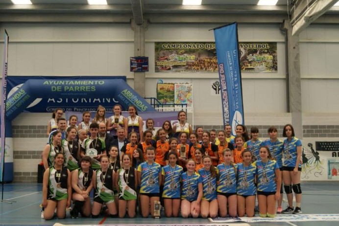 A.D.PARRES Campeonas de Asturias Infantil INFANTIL FEMENINO A2 - Concejo de Parres