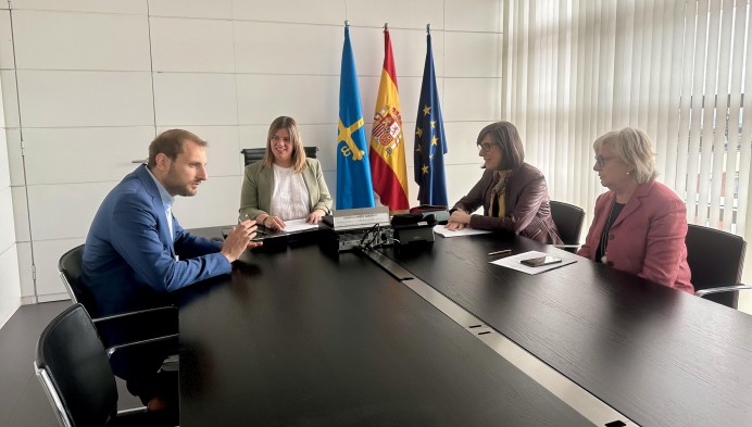 Adrián Pumares en reunión sobre Ley de Proyectos Estratégicos - Asturias