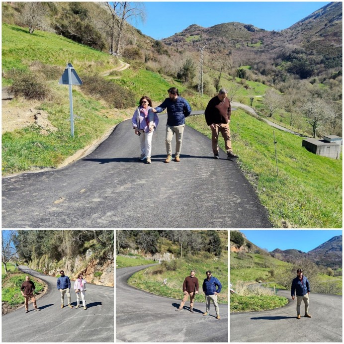 El Ayuntamiento de Llanes finaliza las obras de la carretera de acceso a Villa por La Rambla - Concejo de Llanes