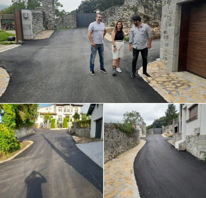 Finalizan las obras de pavimentación en El Colláu, Celoriu, con una inversión de más de 31.000 euros - Concejo de Llanes