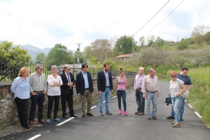  Concluidas las obras de la carretera Areñes - Puente Miera - Concejo de Piloña