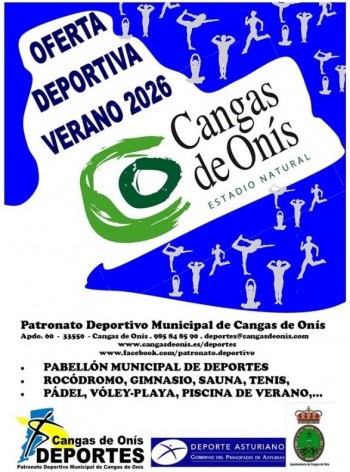 Cangas de Onís presenta su oferta deportiva de verano 2026 con cursos, campus y actividades para todas las edades