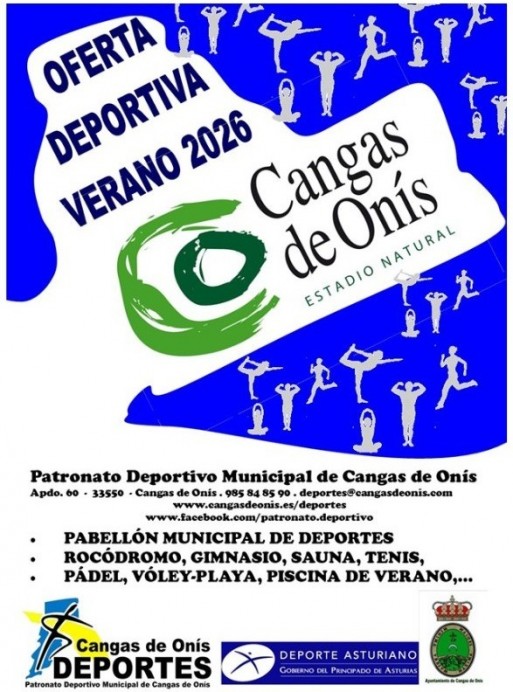 Cangas de Onís presenta su oferta deportiva de verano 2026 con cursos, campus y actividades para todas las edades