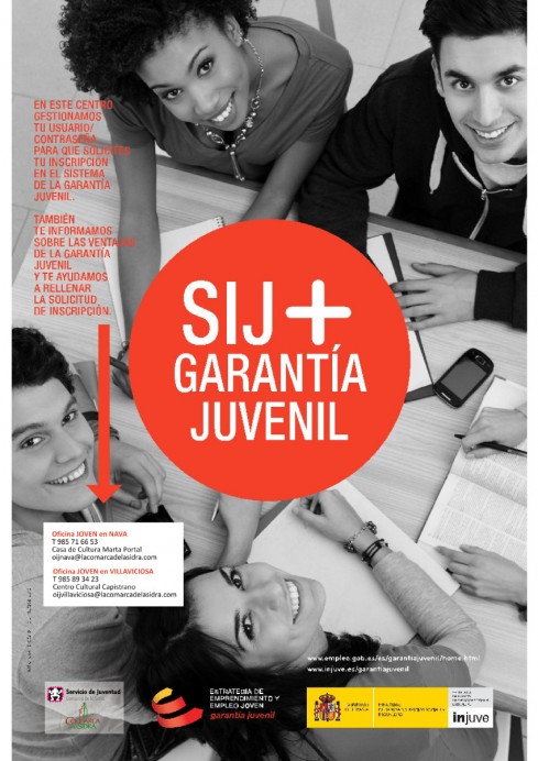 La OIJ de Villaviciosa te inscribe en la Garantía Juvenil - Concejo de Villaviciosa