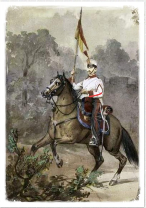 Omar Pardo: Militares de Lastres, Capitán de caballería voluntarios de Alfonso XII, José Miguel Olivar y Caravia - Concejo de Colunga