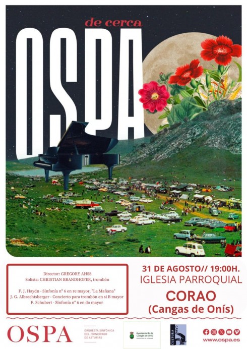 La Orquesta Sinfónica del Principado de Asturias (OSPA) ofrecerá un concierto en la Iglesia Parroquial de Corao - Concejo de Cangas de Onís