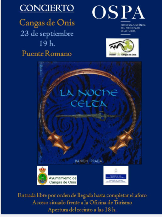 La OSPA interpretará mañana La noche celta, de Ramón Prada, en Cangas de Onís - Asturias