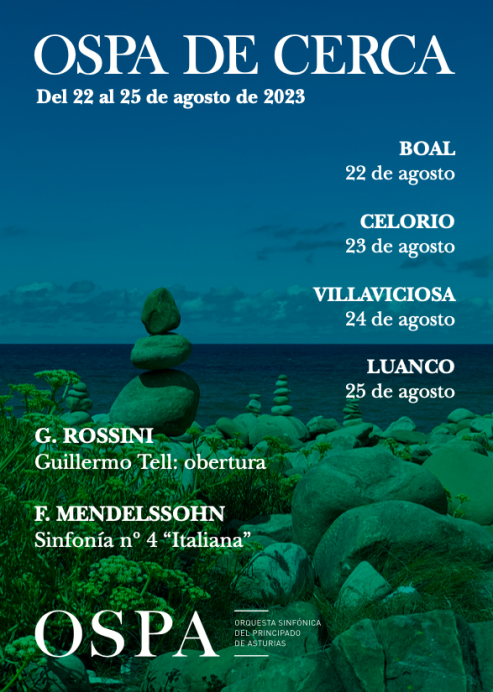 La OSPA en  Villaviciosa el jueves 24 de agosto con un concierto en la plaza de la Casa de los Hevia - Concejo de Villaviciosa