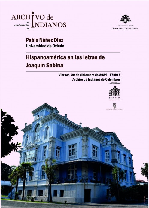 Nueva actividad en Las Conferencias del Archivo de Indianos: Hispanoamérica en las letras de Joaquín Sabina - Concejo de Ribadedeva