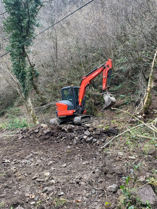 Fomento inicia la obra para mejorar el acceso a Vibuli, en la reserva de la biosfera de Ponga - Concejo de Ponga