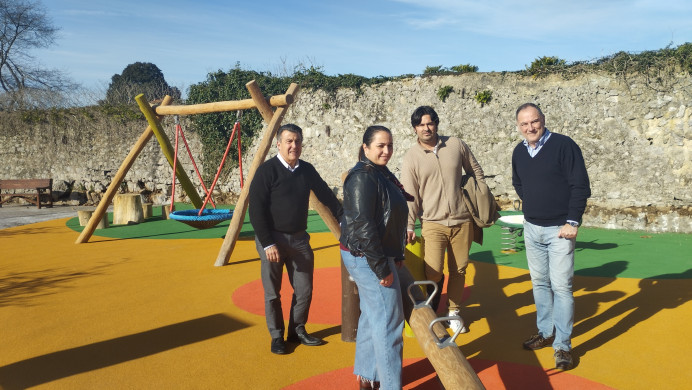 Nuevo parque infantil en Pancar - Concejo de Llanes