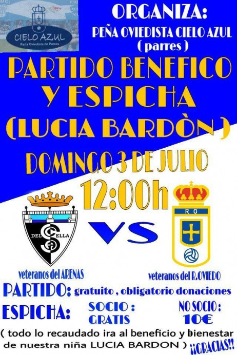 Partido benéfico en Arriondas - Sociedad y Cultura