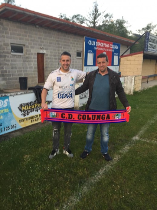 Pascual, volverá a jugar otra temporada más con la camiseta del C.D.Colunga - Concejo de Colunga